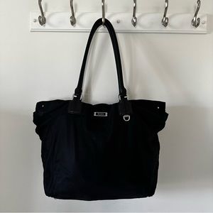 Tumi Black Voyageur Tote